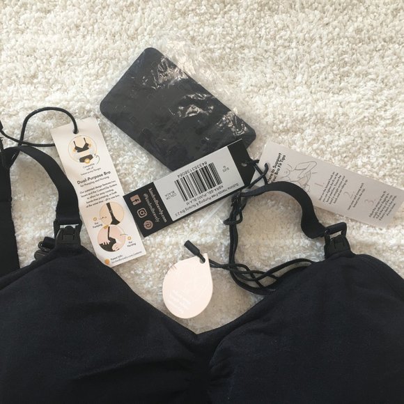 Kindred Bravely new black Sublime hands-free pumping and nursing bra - Picture 7 of 7